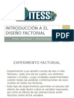 Introducción a El Diseño Factorial