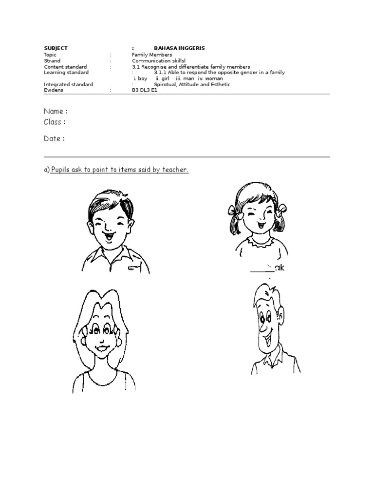 Family Members Communication Skills | PDF | Learning | Cognition