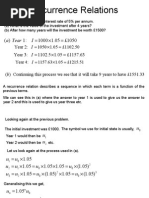 Chapter 5 Recurrence Relations