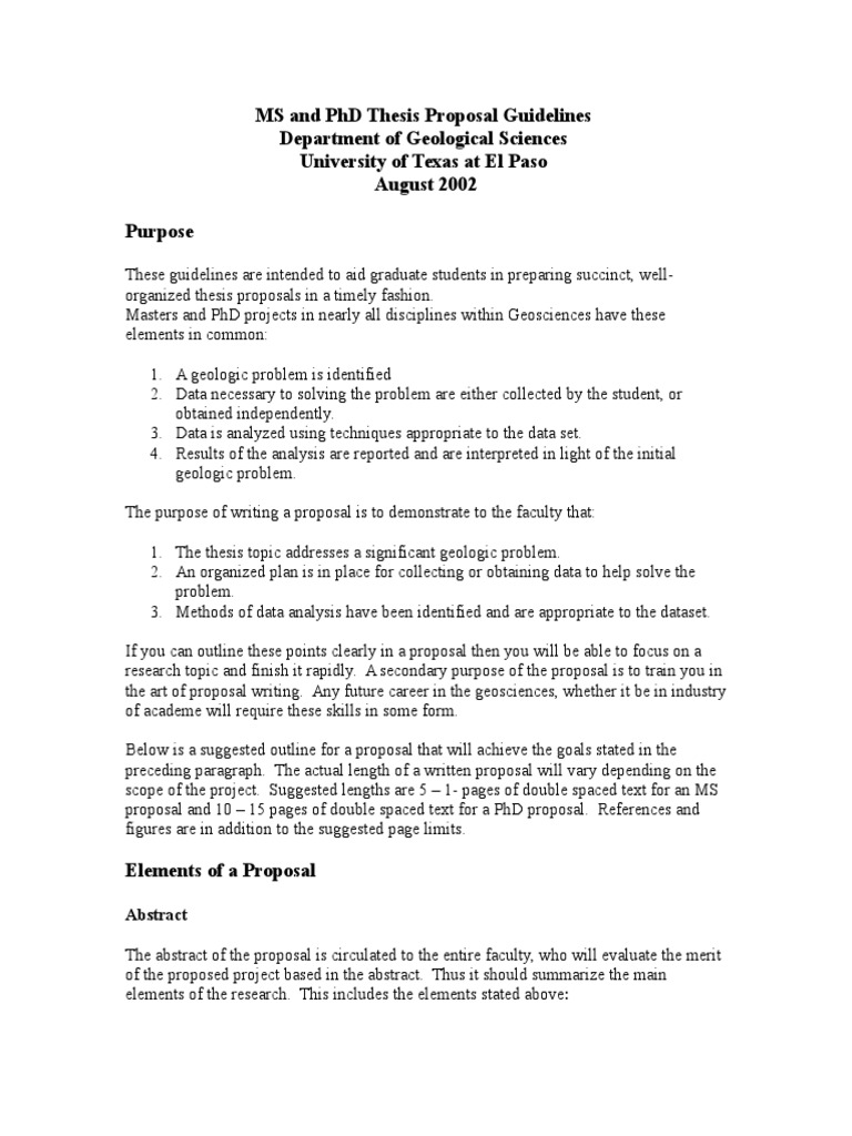 Data analysis dissertation proposal abstract