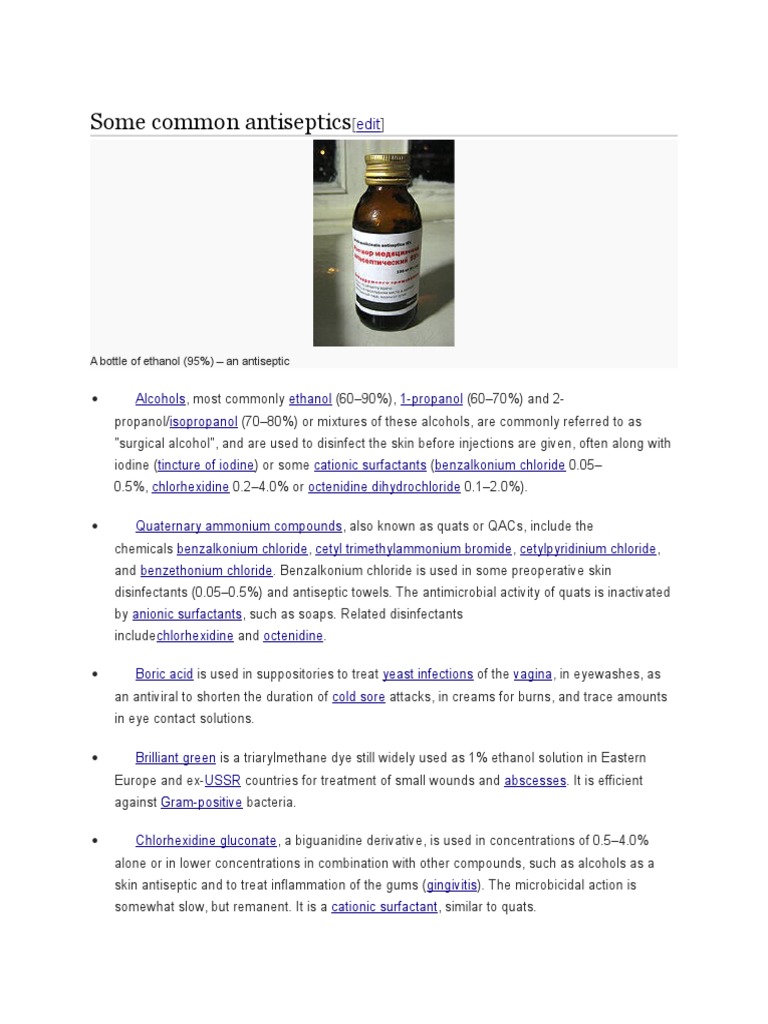 Some Common Antiseptics PDF