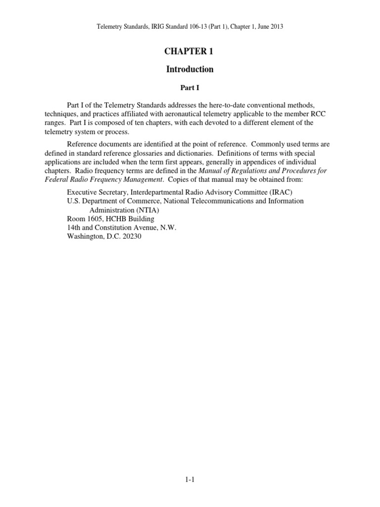 Federal Radio Frequency Management. Copies of That Manual May Be ...