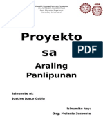 Proyekto Sa: Araling Panlipunan