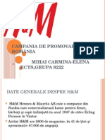 Campania de Promovare H&M ÎN ROMÂNIA