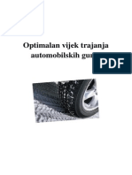 Optimalan Vijek Trajanja Automobilskih Guma