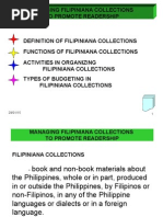 Managing Filipiniana Collections