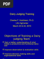 Dairy Cattle Judging Fundamentals | PDF | Dairy Cattle | Cattle
