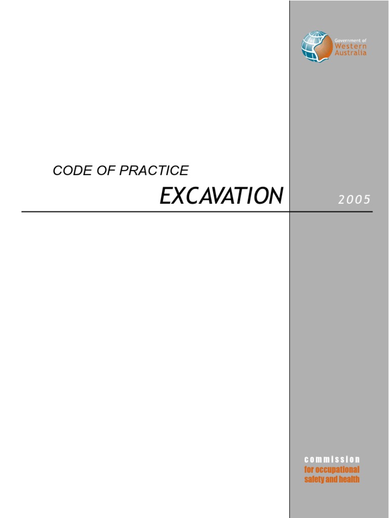 Code Excavation PDF Occupational Safety And Health Safety