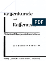 Hermann Rehwaldt - Rassenkunde Und Rassenwahn