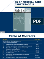 ADA Standards of Medical Care 2011