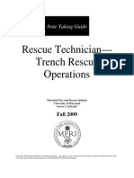 Trench Rescue Operations