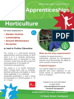 Horticulture Apprenticeship