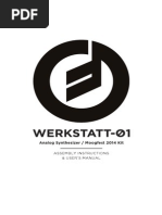 Werkstatt Ø1 Manual