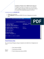 Configuring A Server Core Installation of Windows Server 2008 R2 With Sconfig