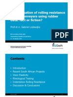 Lecture 3 Determination of Rolling Resistance Using Rubber Data - Fact or Fiction PDF