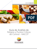 Guia HACCP - Analisis de peligros y puntos criticos de control