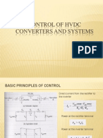 Control of HVDC