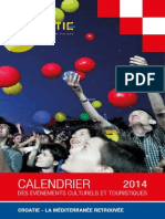 Calendrier Des Evenements Culturels Et Touristiques 2014