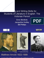 Reading and Writing Skills For Students of Literature in English: The Victorian Period