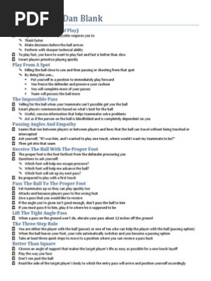 Soccer Iq by Dan Blank
