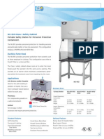 NU-813 Class I Safety Cabinet: Portable Safety Station For Personnel Protection Containment