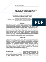 Download FormulationofAnti-plaqueToothpasteEkstrakGambirbyNyomanDewiSaptariSN254088239 doc pdf