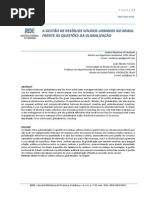 Gestão de resíduo sólido