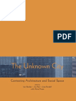 URBANISM SOCIOLOGIE Borden I-Kerr J-Rendell J-Pivaro A The Unknown City Contesting Architecture and Social Space