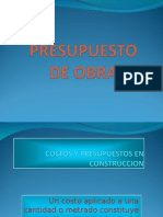 Presupuesto de Obra