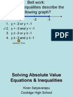 Solving Abs Value Eqns Inequal