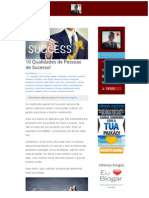 10 Qualidades de Pessoas de Sucesso!