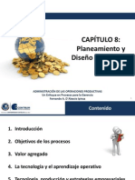 Capítulo 8: Planeamiento y Diseño Del Proceso