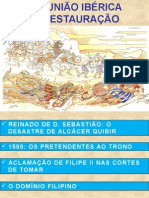 Ppt União Ibérica à Restauração