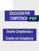 Enseñar competencias