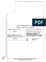 Order Re: Preliminary Injunction Against Defendants Regal Assets, LLC and Tyler Gallagher