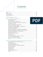 Managing Health Services Organizations and Systems Table of Contents