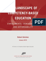 Competency Based Education Landscape