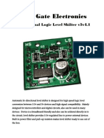 Logic Gate Electronics: Bi-Directional Logic Level Shifter v3v4.1