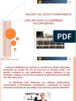 Marketing Mix y Su Quinto Componente