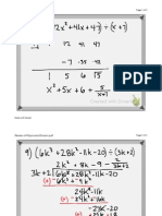Review of Polynomial Division