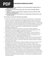 Fact Sheet On The Georgia Transportation Plan