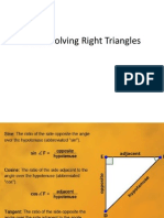 2 2 Notes On Solving Right Triangles