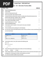 8180CBSE Sample Paper 1 For Session 2015 PDF