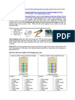 Cara Mengkrimping Kabel RJ45 Dan Urutan Warna Kabel Straight