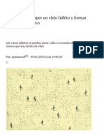 7 Pasos para Romper Un Viejo Hábito y Formar Uno Fresco y Nuevo