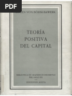 Böhm-Bawerk - Teoría Positiva Del Capital