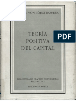 Böhm-Bawerk - Teoría Positiva Del Capital