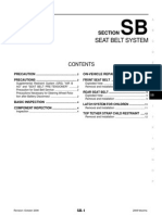 Seat Belt System: Section