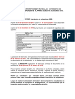 Calendario Inscripcion Asig 1 2015 PDF