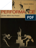 RoseLee Goldberg - Performance Live Art 1909 To The Present